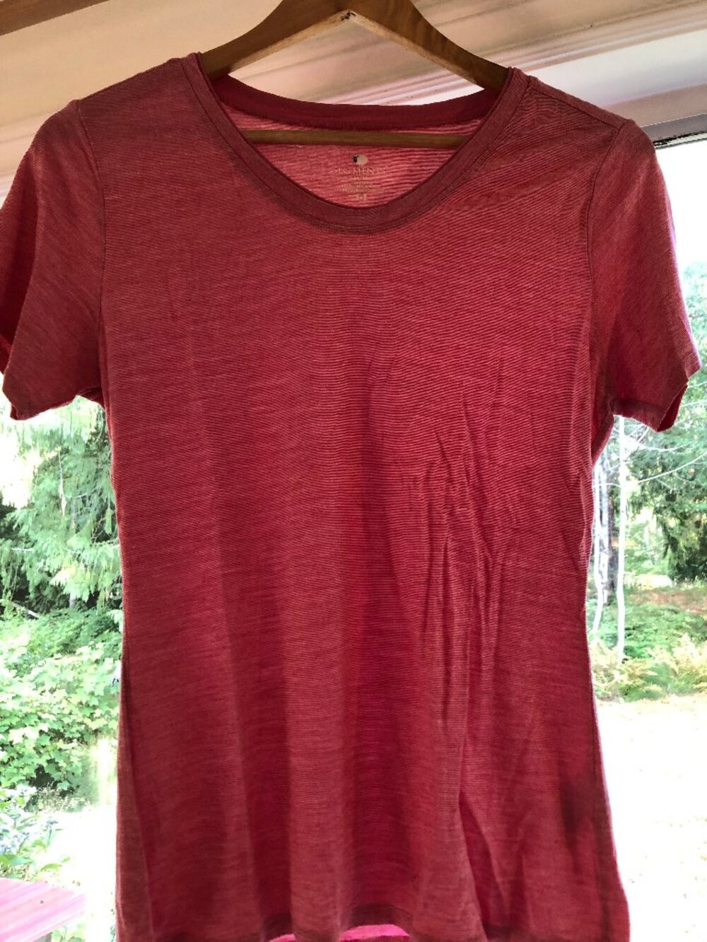 Seg'ments Australian Merino Wool Blend Striped Tee M | Made in Canada